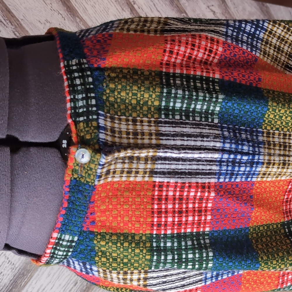 Elegant Plaid Skirt Set with Vest Vintage - Picture 8 of 15